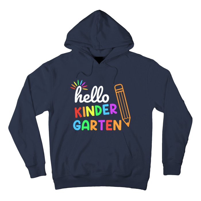 Hello Kindergarten Team Kinder Back To School Teacher Hoodie