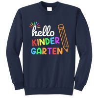 Hello Kindergarten Team Kinder Back To School Teacher Sweatshirt