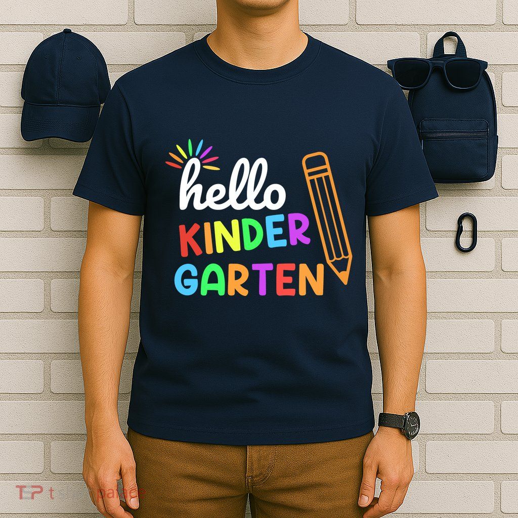 Hello Kindergarten Team Kinder Back To School Teacher T-Shirt