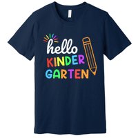 Hello Kindergarten Team Kinder Back To School Teacher Premium T-Shirt