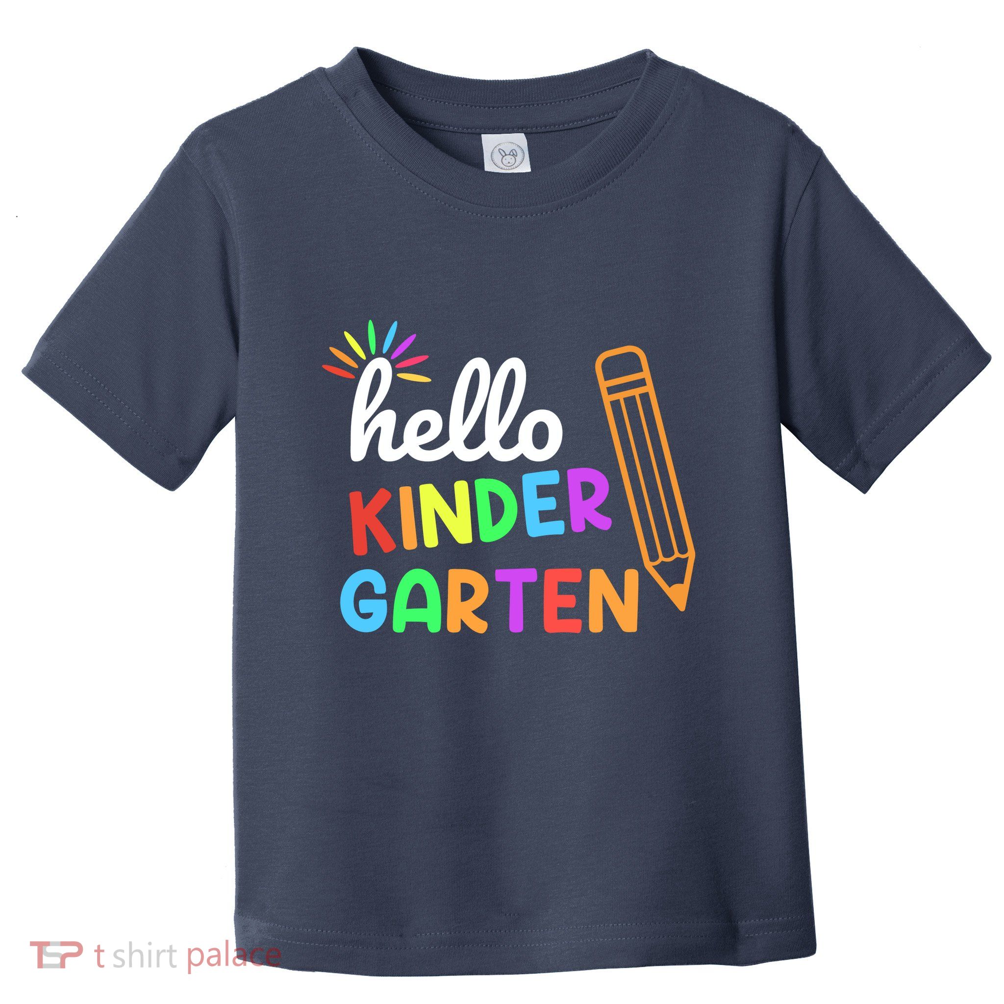 Hello Kindergarten Team Kinder Back To School Teacher Toddler T-Shirt