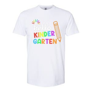 Hello Kindergarten Team Kinder Back To School Teacher Softstyle CVC T-Shirt