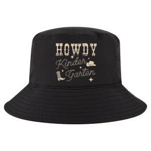 Howdy Kindergarten Teachers Parents Cowgirl Western Cool Comfort Performance Bucket Hat