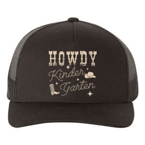 Howdy Kindergarten Teachers Parents Cowgirl Western Yupoong Adult 5-Panel Trucker Hat