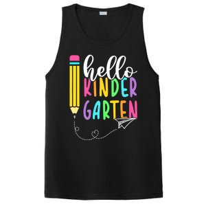 Hello Kindergarten Team Kinder Back To School Teacher PosiCharge Competitor Tank