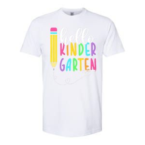 Hello Kindergarten Team Kinder Back To School Teacher Softstyle CVC T-Shirt