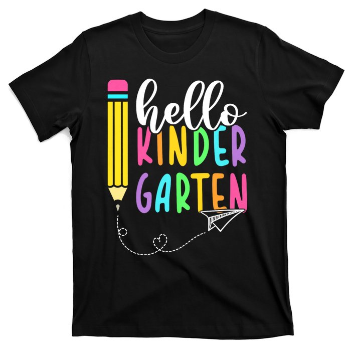 Hello Kindergarten Team Kinder Back To School Teacher T-Shirt