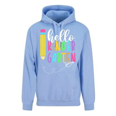 Hello Kindergarten Team Kinder Back To School Teacher Unisex Surf Hoodie