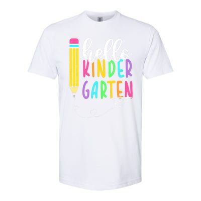 Hello Kindergarten Team Kinder Back To School Teacher Softstyle CVC T-Shirt