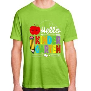 Hello Kindergarten Team Kinder Back To School Teacher Adult ChromaSoft Performance T-Shirt