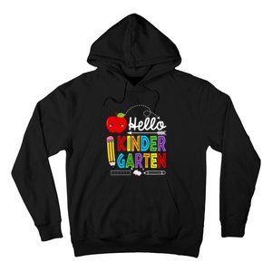 Hello Kindergarten Team Kinder Back To School Teacher Hoodie