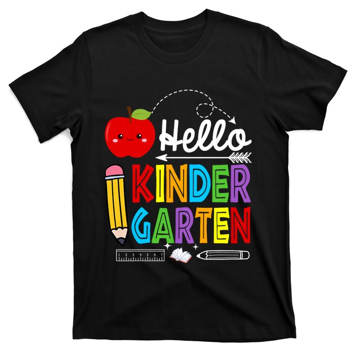 Hello Kindergarten Team Kinder Back To School Teacher T-Shirt