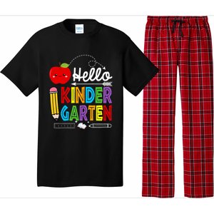 Hello Kindergarten Team Kinder Back To School Teacher Pajama Set