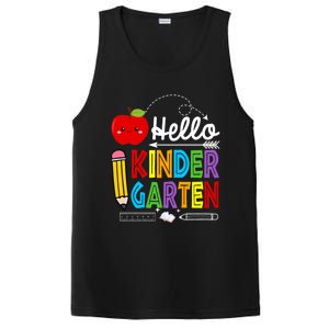 Hello Kindergarten Team Kinder Back To School Teacher PosiCharge Competitor Tank