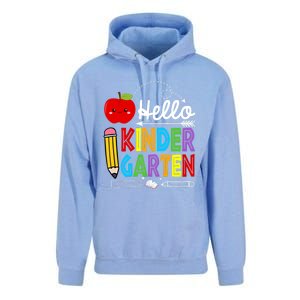 Hello Kindergarten Team Kinder Back To School Teacher Unisex Surf Hoodie