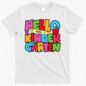 Hello Kindergarten Team Kinder Back To School Teacher T-Shirt