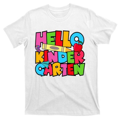 Hello Kindergarten Team Kinder Back To School Teacher T-Shirt