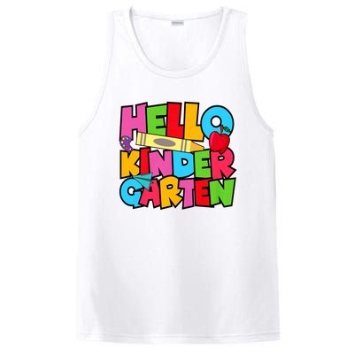 Hello Kindergarten Team Kinder Back To School Teacher PosiCharge Competitor Tank