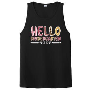 Hello Kindergarten Teacher Kindergarten Teaching Cool Gift PosiCharge Competitor Tank