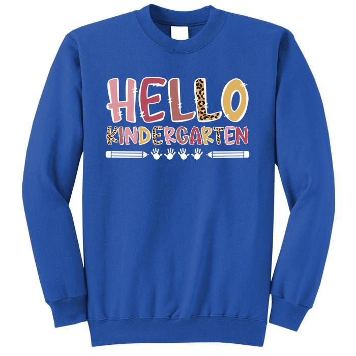 Hello Kindergarten Teacher Kindergarten Teaching Cool Gift Sweatshirt