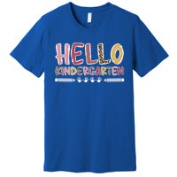 Hello Kindergarten Teacher Kindergarten Teaching Cool Gift Premium T-Shirt