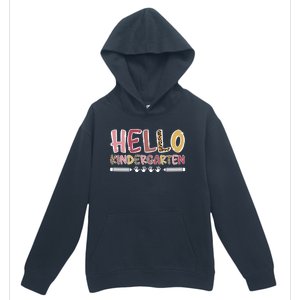 Hello Kindergarten Teacher Kindergarten Teaching Cool Gift Urban Pullover Hoodie