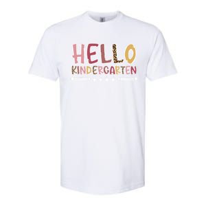 Hello Kindergarten Teacher Kindergarten Teaching Cool Gift Softstyle CVC T-Shirt