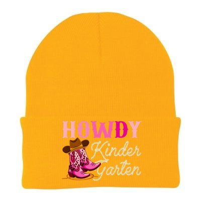 Howdy Kindergarten Teacher Rodeo Country Western Cowgirl Knit Cap Winter Beanie