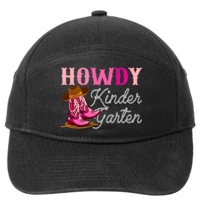 Howdy Kindergarten Teacher Rodeo Country Western Cowgirl 7-Panel Snapback Hat