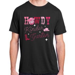 Howdy Kindergarten Teacher Rodeo Country Western Adult ChromaSoft Performance T-Shirt