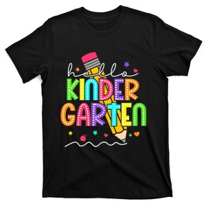 Hello Kindergarten Team Kinder Back To School Teacher T-Shirt