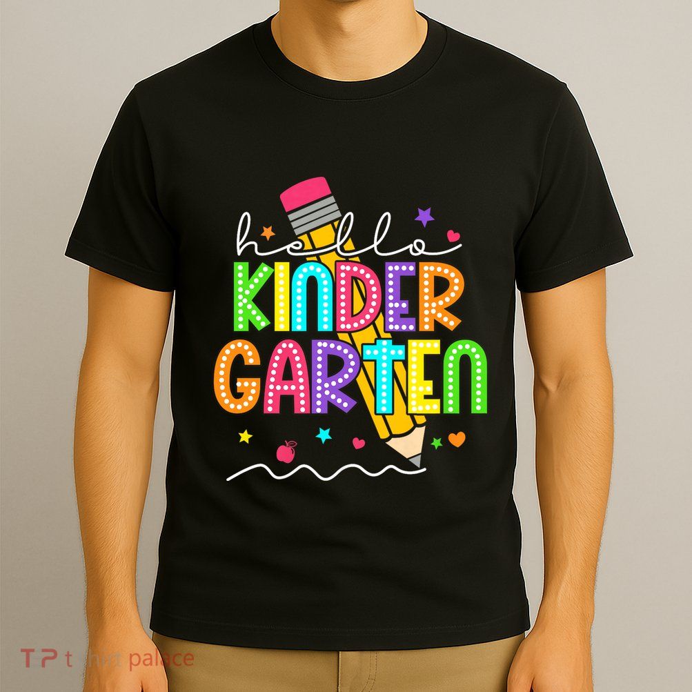 Hello Kindergarten Team Kinder Back To School Teacher T-Shirt
