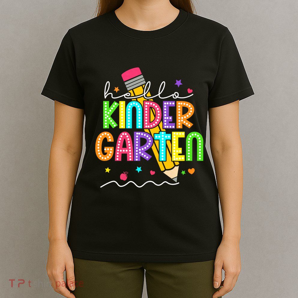 Hello Kindergarten Team Kinder Back To School Teacher T-Shirt