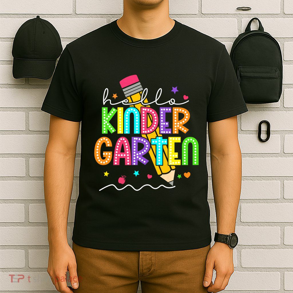 Hello Kindergarten Team Kinder Back To School Teacher T-Shirt