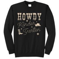 Howdy Kindergarten Teachers Parents Cowgirl Western Sweatshirt