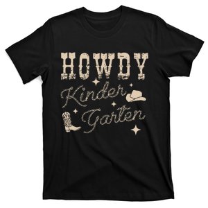 Howdy Kindergarten Teachers Parents Cowgirl Western T-Shirt