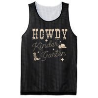 Howdy Kindergarten Teachers Parents Cowgirl Western Mesh Reversible Basketball Jersey Tank