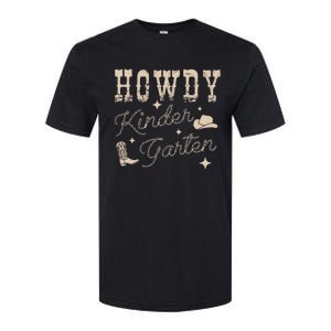 Howdy Kindergarten Teachers Parents Cowgirl Western Softstyle CVC T-Shirt