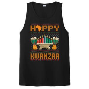 Happy Kwanzaa Ugly Christmas Black Christmas African Funny Gift PosiCharge Competitor Tank