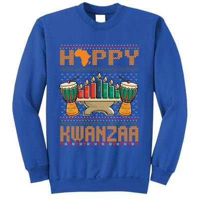 Happy Kwanzaa Ugly Christmas Black Christmas African Funny Gift Sweatshirt