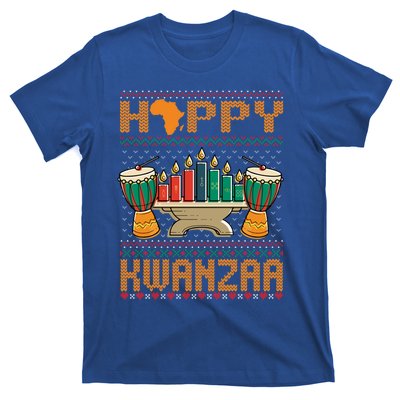 Happy Kwanzaa Ugly Christmas Black Christmas African Funny Gift T-Shirt