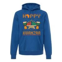 Happy Kwanzaa Ugly Christmas Black Christmas African Funny Gift Premium Hoodie