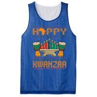 Happy Kwanzaa Ugly Christmas Black Christmas African Funny Gift Mesh Reversible Basketball Jersey Tank