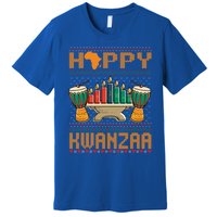 Happy Kwanzaa Ugly Christmas Black Christmas African Funny Gift Premium T-Shirt