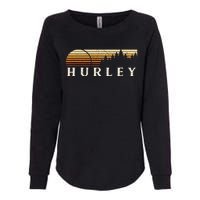 Hurley Ky Vintage Evergreen Sunset Eighties Womens California Wash Sweatshirt