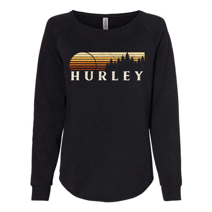 Hurley Ky Vintage Evergreen Sunset Eighties Womens California Wash Sweatshirt