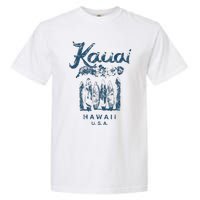 Hawaii Kauai Vintage Hawaiian Surfing Retro Garment-Dyed Heavyweight T-Shirt