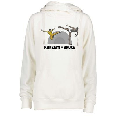 HornetsSpurs Kareem Vs Bruce Womens Funnel Neck Pullover Hood