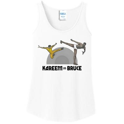 HornetsSpurs Kareem Vs Bruce Ladies Essential Tank