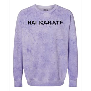 Hai Karate Vertical Logo Colorblast Crewneck Sweatshirt